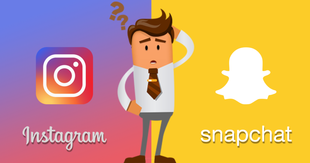 O que utilizar: Instagram ou Snapchat?